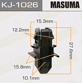 KJ1026S Клипса крепежная  "Masuma"  цена за 1 шт. #040