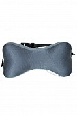 Автомобильная подушка косточка Smart-textile  ЛЮКС размер: 30*15  арт.T101 (лузга гречихи)