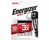Батарейка Energizer MAX PLUS E91 BP4 /24 AA Пальчиковая