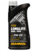 Масло "MANNOL" синтетическое LongLife 508/509 0W-20 API SP (RC) ACEA C5 1 л. 7722