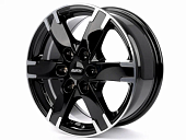 Диск Alutec Titan Diamond Black Front Polised 7,5*17/6*130 d84,1 ЕТ55