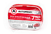 Трос буксировочный лента AUTOPROFI 7 тонн с 2-мя крюками.термоупаковка длинна 5м.ширина 50мм