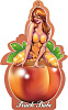Ароматизатор подвесной картонный Babies "Peach Babe", персик