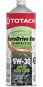 TOTACHI EuroDrive Eco 5W-30 API SP, ACEA C2/C3, ISLAC GF-6A синт. моторное масло 1 л.