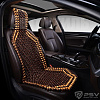 Накидка массажная PSV P2002 BIG (большая) деревянные косточки (Коричневый), 1 шт.