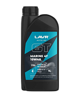 Моторное масло LAVR MOTO GT Marine 4T 10W-40 SM 1л