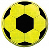 Значок световозвращающий Футбольный мяч лимон ЗН-00456-Л 