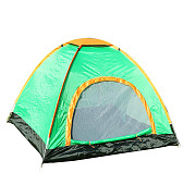 ЧИНГИСХАН Палатка 4-мест, Стандарт, 190х190х130см, нейлон 170T, дно оксфорд 150D