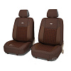 Чехлы-накидки 3D "PREMIUM" PSV Rokko 2 FRONT (Коричневые) 2шт д/Передних кресел АКЦИЯ Лето-35%!