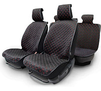 Накидки на весь салон CarPerformance 5 шт., материал алькантара CUS-1015 BK/RD ЛИКВИДАЦИЯ