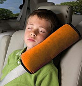 Накладка-подушка на ремень безопасности (р-р 30х10см), оранжевая