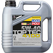 LiquiMoly мот. масло Top Tec 4100 5W-40 SN/CF;A3/B4/C3 (4л) 7547