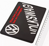 Коврик панели противоскользящий SW плоский с логотипом Volkswagen 190*125*3мм