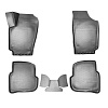 Коврики в салон VW Polo (SD) 3D (2010) Norplast (комби ВОРС+ПУ) NPA11-C95-421-CM