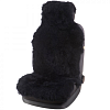 Накидка на сиденье меховая "PSV" Jolly Extra 145*50 (натуральная овчина) Черный 1шт.АКЦИЯ!!