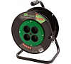 Удлинитель силовой на кабельной катушке, ПВС,30м, 4 розетки б/з, 2200 Вт(10А), ЛИКВИДАЦИЯ АКЦИЯ -20%