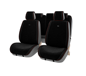 Накидки PSV Bliss (Черный/Кант красный), комплект на весь салон