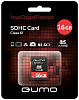 Карта памяти QUMO, Secure Digital 16Gb, SDHC, class 10