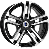 Диск K&K Палладика Алмаз Черн 7x16 5x139.7 ET5 DIA110.1