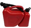 Канистра 5л+2л  (пластик) с заливным,комбинированая бензин/масло