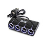 Разветвитель прикуривателя AVS 12/24 (на 4 выхода+2USB) CS410U