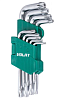 Набор ключей Torx T10-T50 9шт коротких ВОЛАТ