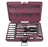 Набор инструмента THORVIK 1/4"DR, 57 предметов TS057 