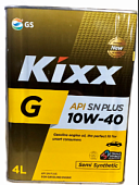 Масло моторное Kixx G SN Plus 10W-40 п/синт. 4л