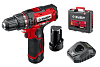 Дрель-шуруповерт ЗУБР С1-12, 12 В, 30 Н·м, 2АКБ (2 А·ч), (ДШЛ-125-22) АКЦИЯ-20%