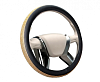 Оплетка  на руль MONA  LISA lnfinity экокожа,со стразами  "M"  /золото/