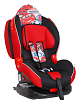 Автокресло детское универс. SIGER серия Disney .Кокон ISOFIX (гр.I/II,)Тачки спидометр красный