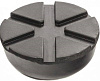 Резиновая опора MATRIX для подкатного домкрата универсальная, D=89 mm, d=60 mm, H=35 mm