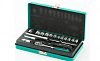Набор торцевых головок STELS 1/4 18 предметов  с трещеткой