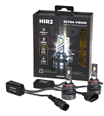 Галогеновая лампа H4  светодиодная 12/24V HIR2 65W 4900lm PX20d 6000K ARNEZI Extra Vision LED 2 шт. DUOBOX IP68 Галогеновая лампа H4  светодиодная 12/24V HIR2 65W 4900lm PX20d 6000K ARNEZI Extra Vision LED 2 шт. DUOBOX IP68