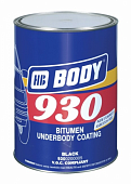 BODY Антикоррозийный состав Body 930 для UBS краскопульта BITUMEN UNDER BODY COATING, т 1л