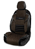 Накидка на сиденье AUTOPROFI Multi Comfort, анатомическая, 6 упоров, 1шт MLT-320PV BK/BR	