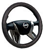 Оплетка на руль VOIN CLASSIK экокожа, "M" (d=38см) /черный/