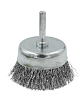 ON Щетка металл. со шпилькой для дрели 65мм (чашка), нержавеющая сталь 0,3 мм