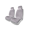 Накидка на сиденье иск.мех. "HR" ALPACA FRONT Светло-Серый 2шт. 21209 