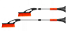 Щётка д/снега телескопич. со скребком 87-117см, "М5"