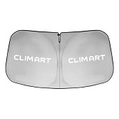 Шторка солнцезащитная CLIM ART Trapezium polyester 145*75 см, с логотипом в сумке НОВИНКА АКЦИЯ -20%