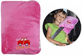 Подушка на ремень безопасности Little Car розовый