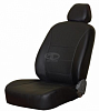 Чехлы Toyota RAV 4 IV пок. (2012-2015) "Орегон" ЧЕРНЫЙ; экокожа ПТР
