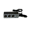 Разветвитель гнезда прикуривателя Partner  №2 (3 гнезда + 1 USB выход 1A + провод-удлинитель)