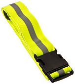 771-187 Пояс "NEW GALAXY" эластичный светоотражающий 4*120см, пластик. пряжка