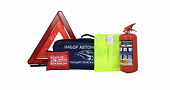 Набор Автомобилиста ФЭСТ (огнетушитель, аптечка, жилет, авар. знак) в сумке