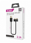 Кабель Partner OLMIO USB 2.0 для SAMSUNG GALAXY с разъемом 30pin, 1м, 2.1A черный