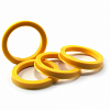 Комплект проставочных колец 4шт. /72,6-63,4 YELLOW