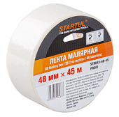 Лента малярная 48ммх45м STARTUL PROFI (ST9043-48-45), белая