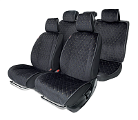 Накидки на весь салон AUTOPROFI, материал алькантара ALC-1110 BK/BE АКЦИЯ -20%